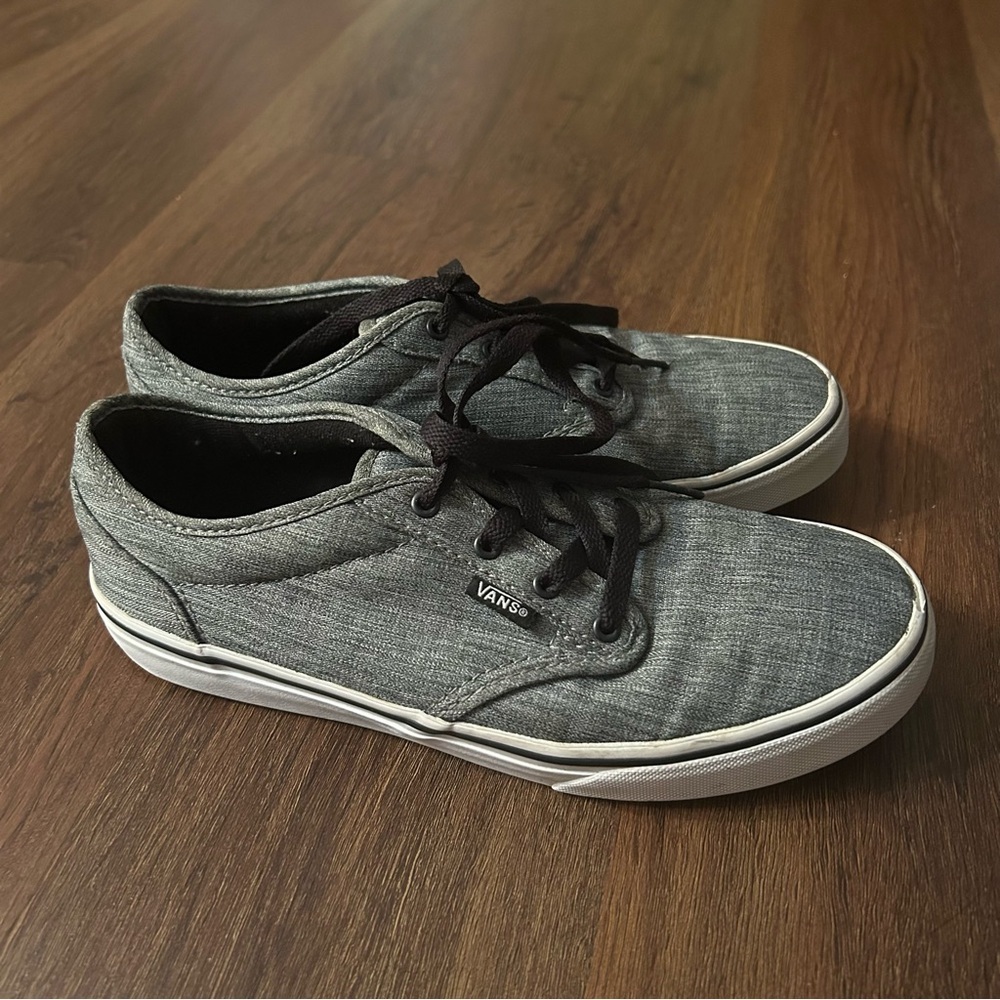 Vans Atwood Rock Gray Black Shoes Youth 5.5 Women’s 7